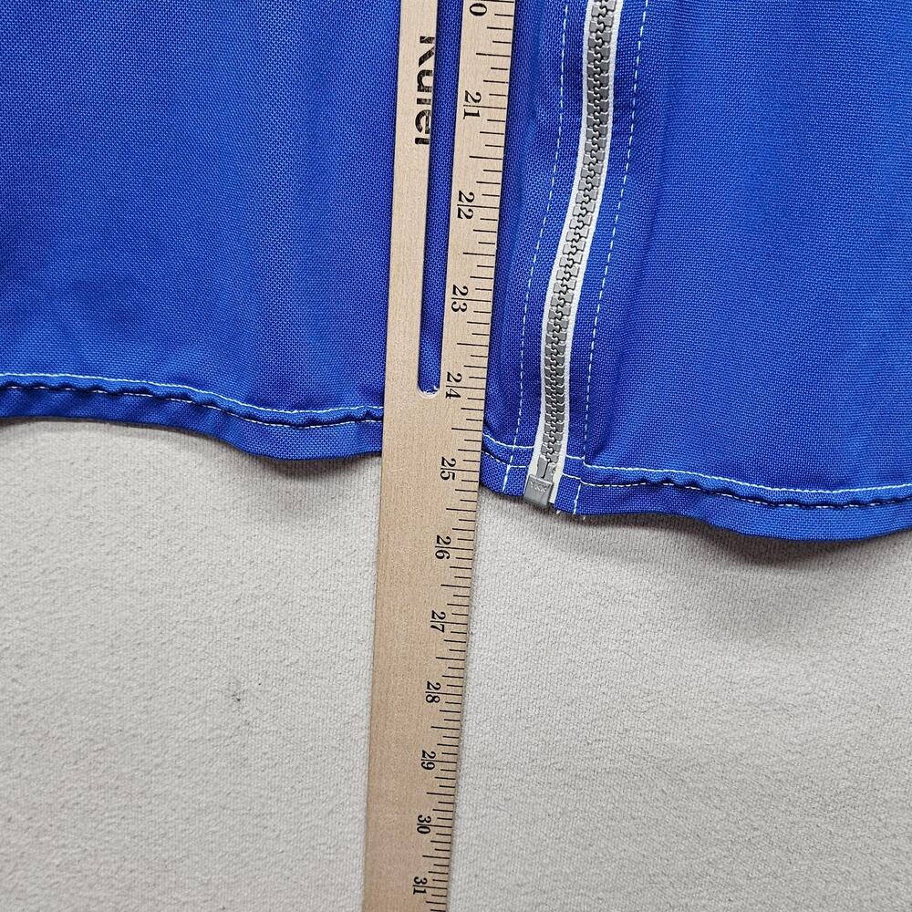 DuckSkinz Jacket Mens 2XL Blue Full Zip UV Sun Protection Rash Guard Swimwear - Picture 8 of 8